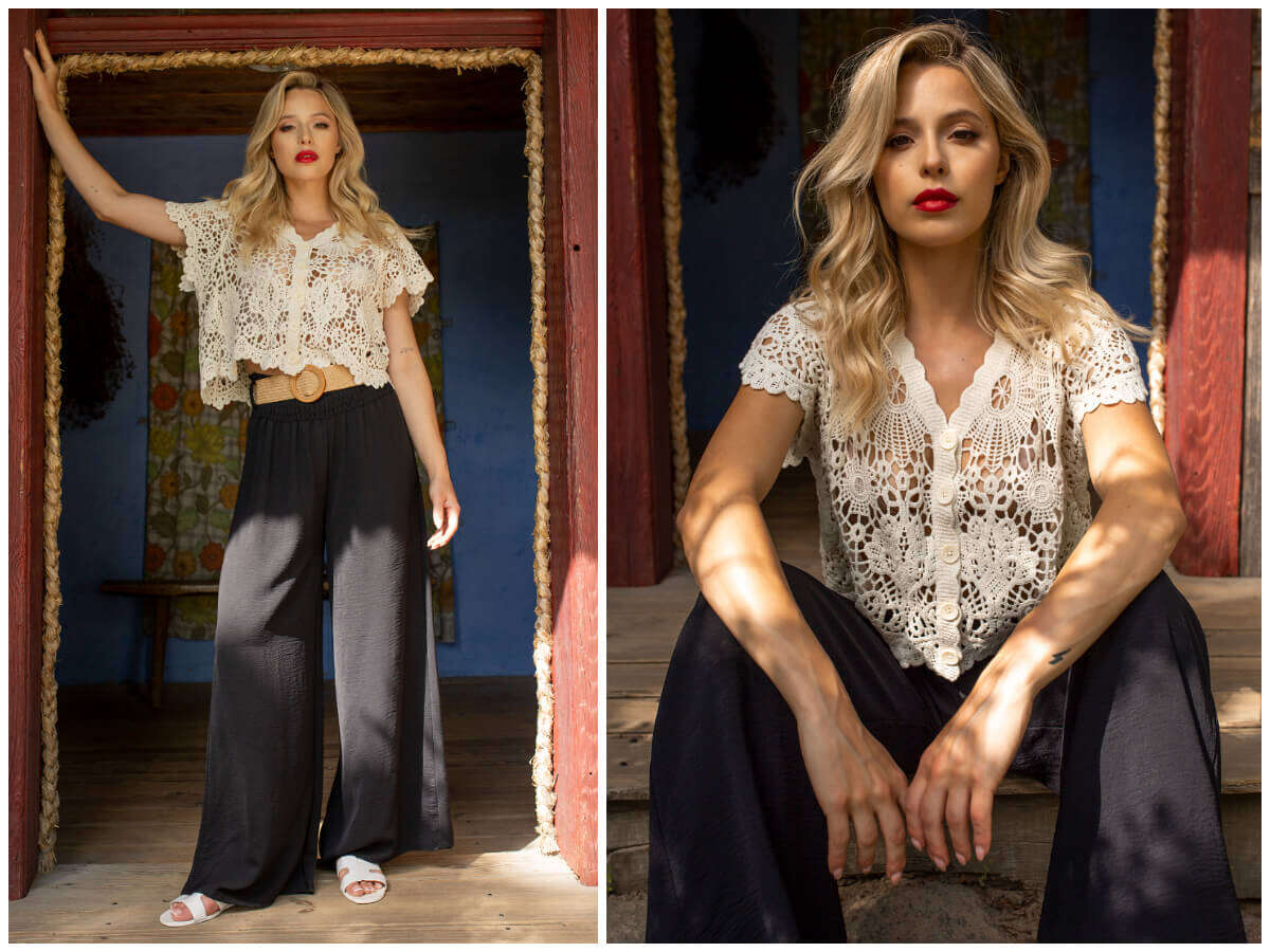 Openwork-Top — Boho-Trend for the Summer Days