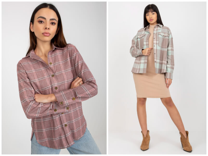 Großhandel Bekleidung karierten Damenhemden – unverzichtbare Styles für den Herbst