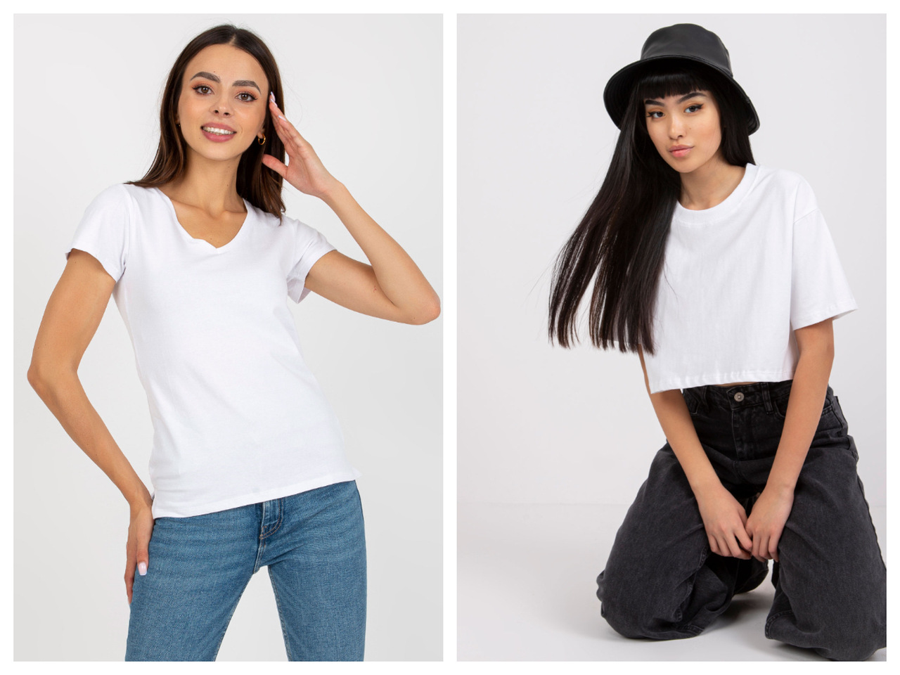 Weißes T-Shirt-Basic – die Basis für einen modischen Look