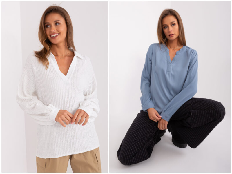 Hemden für Damen im Großhandel — stylische Modelle für verschiedene Styles