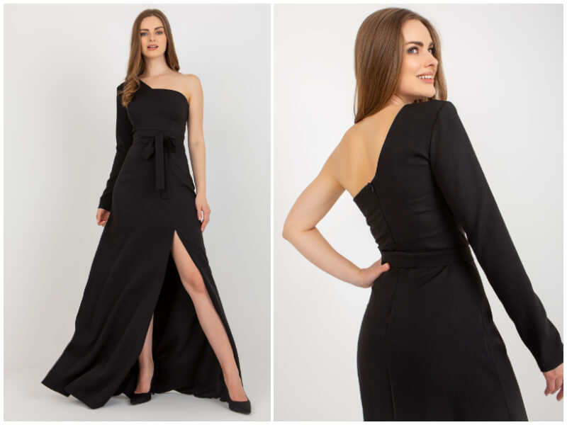 Kleidung für den Großhandel, schwarzes Abendkleid – Classics of Elegance