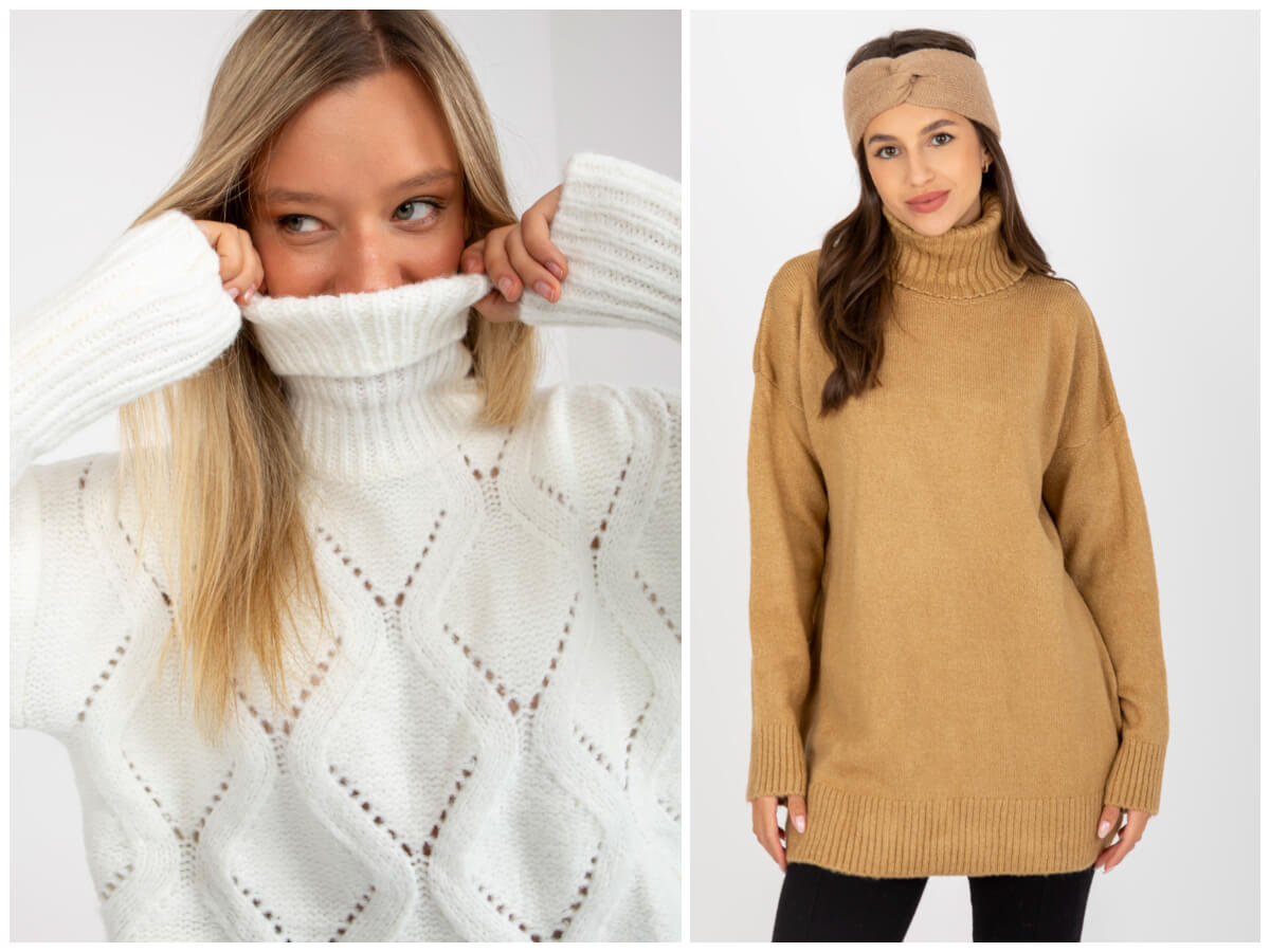 Wellenkleid — decken Sie Ihren warmen Pullover für den Winter im trendigen Style ab