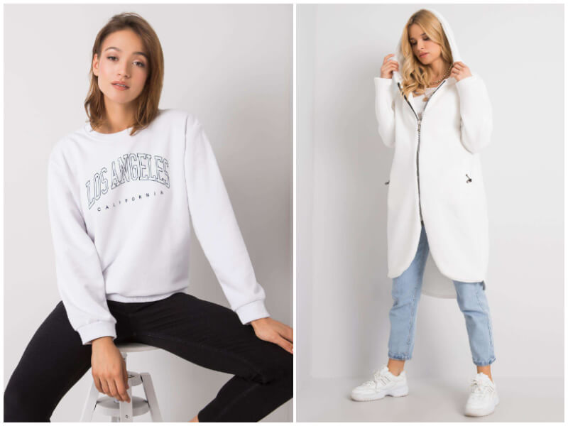 Biała bluza damska – zamów hit stylizacji streetwear’owych