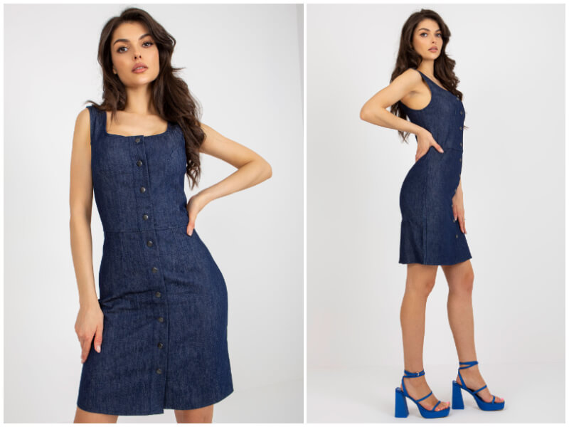Jeanskleid für Damen — ein Mousse für die heiße Sommersaison