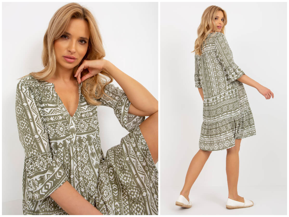 Oversize-Boho-Kleid – ein perfektes Modell für einen Tag